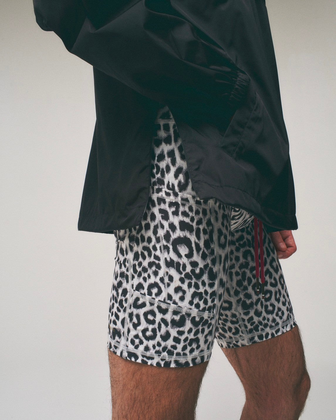 LEOPARD 10 POCKETS SHORT LEGGINGS（MEN）
