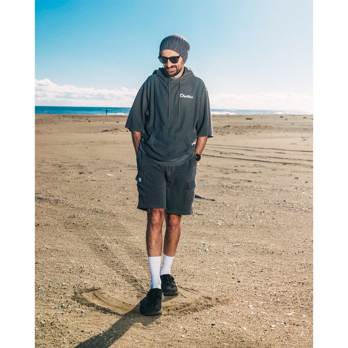 PIGMENT DYE DRY SEWAT PARKA