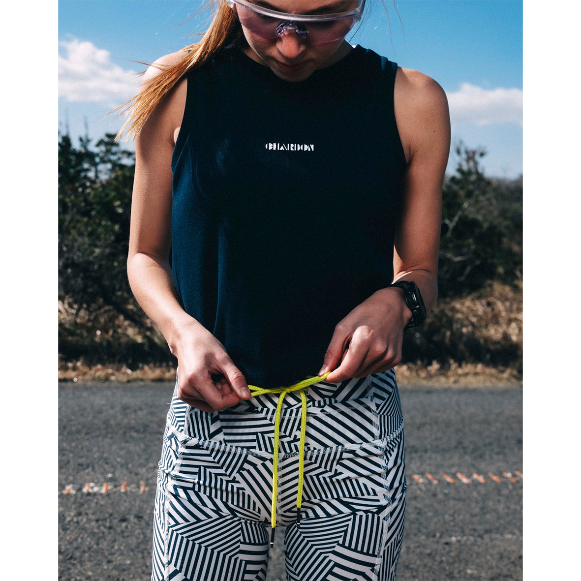 DAZZLE CAMOUFLAGE 10 POCKETS SHORT LEGGINGS（WOMEN）