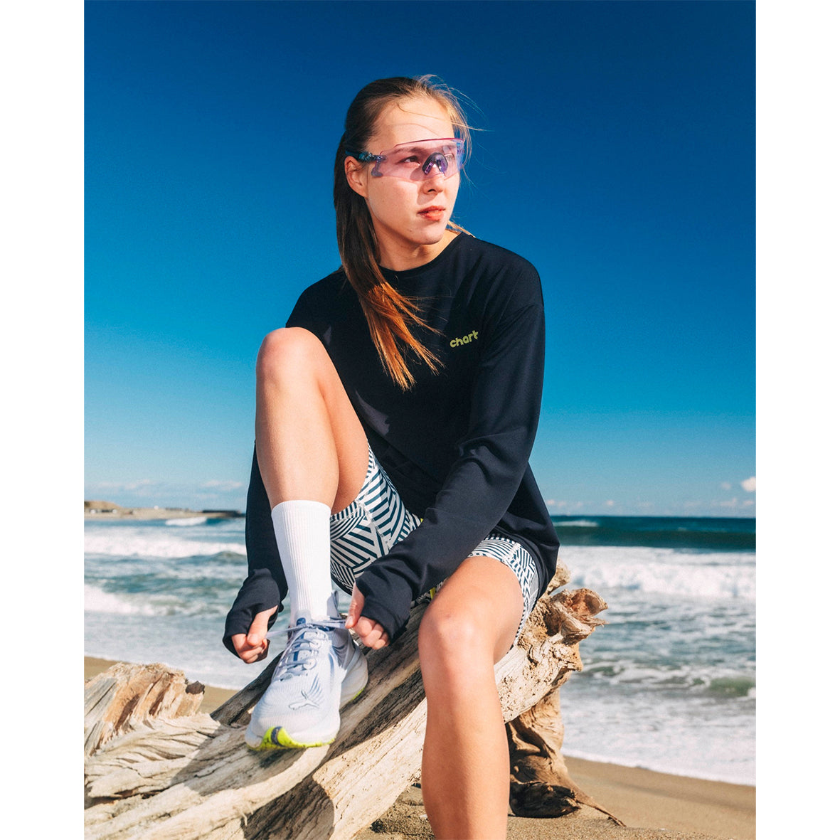 DAZZLE CAMOUFLAGE 10 POCKETS SHORT LEGGINGS（WOMEN）