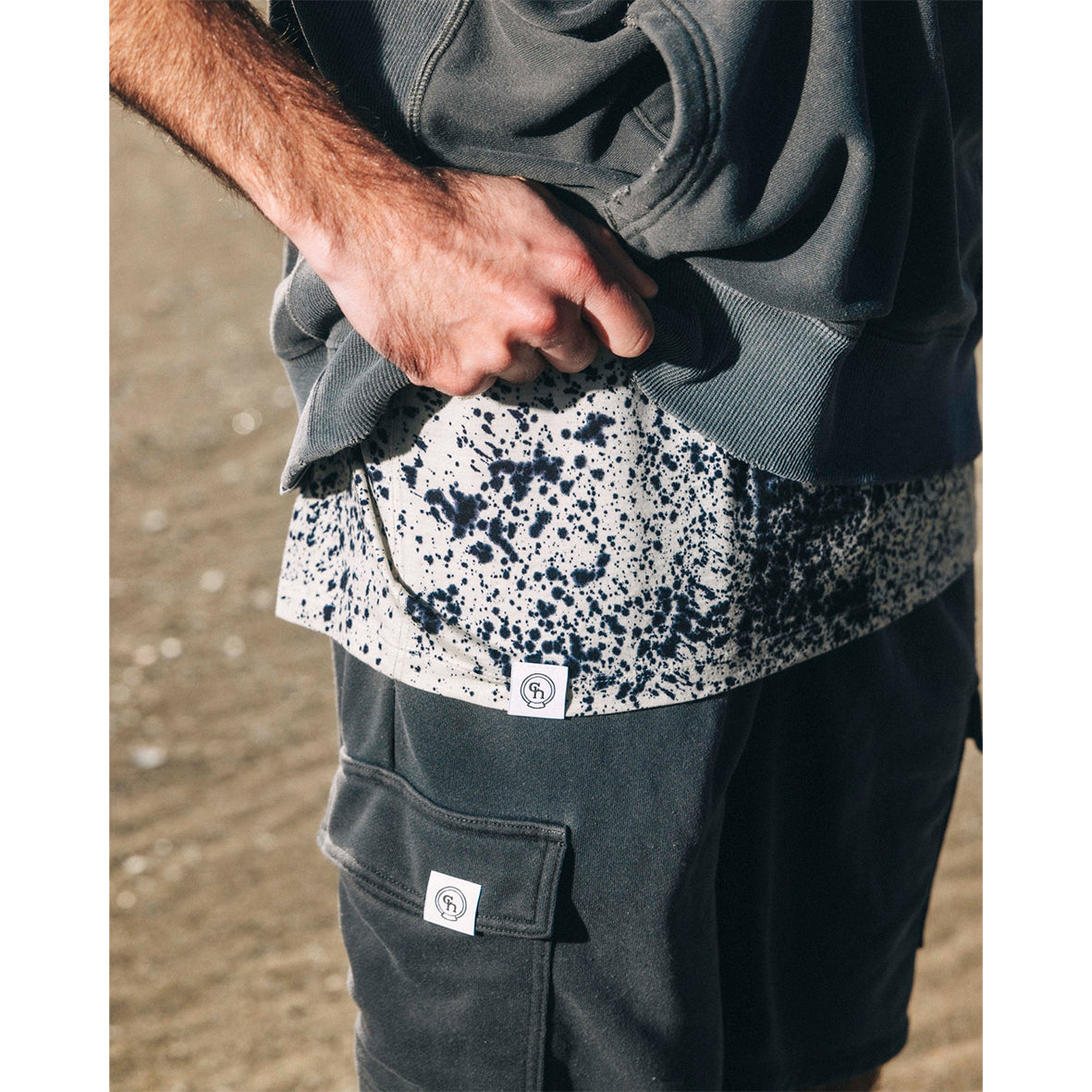 REDA WOOL SPLASH DYE N/S T-SHIRT