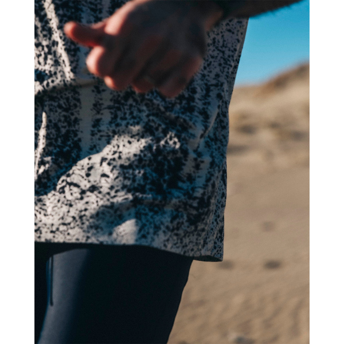 REDA WOOL SPLASH DYE N/S T-SHIRT